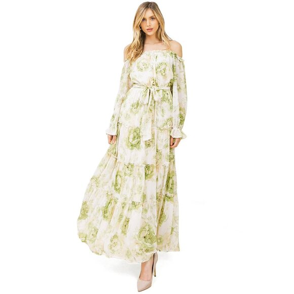 AURA Floral Dress Size S - Picture 1 of 6